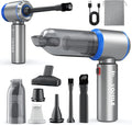 Mini Vacuum Cleaner, 2 in 1 27000PA Brushless Car Vacuum &250000RPM Air Duster 9000mAh Battery Air Blower Wireless Handheld V