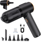 Car Vacuum Cleaner, 20000Pa Suction Power Handheld Vacuum Cleaner, 4-in-1 Portable Car Vacuum with 2 Suction Modes, Cordless 
