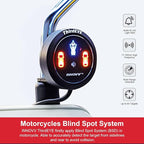 INNOVV ThirdEYE Motorcycle Blind Spot System with Voice and Indicators Alert, Waterproof Moto Assistant System, Detect Hazard