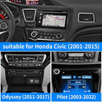 Car CD Slot Magnetic Phone Mount for Honda Civic 2001-2015，Odyssey 2011-2017，Pilot 2003-2022 Auto Interior Accessories Best Cell Cellphone Holder Magnet Stand 【Not Fit Dashboard Without CD Player】