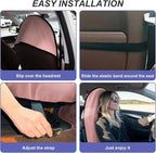 Waterproof Sweating Car Seat Cover for Post Gym Workout, Running, Swimming, Beach and Hiking, Universal Fit Non-Slip Bucket S