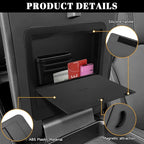 3PCS Center Console Organizer Compatible with Honda 2023-2025 2026 Pilot & 2024-2026 Passport & 2024 2025 Ridgeline Accessories Armrest Divider Hidden Box Organizer