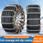 Auto Tightening Snow Chains for Fiat Panda EasyPower (LPG) 2008 2009 2010 2011 2012,adjustable portable highly stable anti-sl