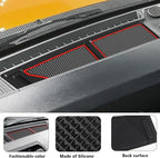 auovo Dash Cover Tray Fit for Ford Bronco Accessories 2026 2025 2021 2022 2023 2024 Anti-Slip Silicone Dashboard Compartments