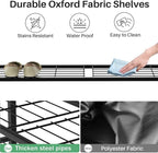 4-Tier Metal Shoe Rack with Wood Top - Durable & Space-Saving Shoe Organizer,Industrial Shoe Organizer Shelf Bench Storagefor