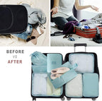 Packing Cubes, 8 Pcs Travel Packing Organizers for Suitcases, Large Capacity Travel Luggage Organizers Set includes 8 Storage