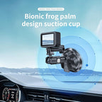 TELESIN Car Mount Suction Cup with Phone Holder, Outside Inside Windshield Window Dashboard Attachment for Go Pro Max Hero 13 12 11 10 9 8 Insta 360 X4 X5 DJI Action 3 4 5 pro 6 Pocket 3 Accessories