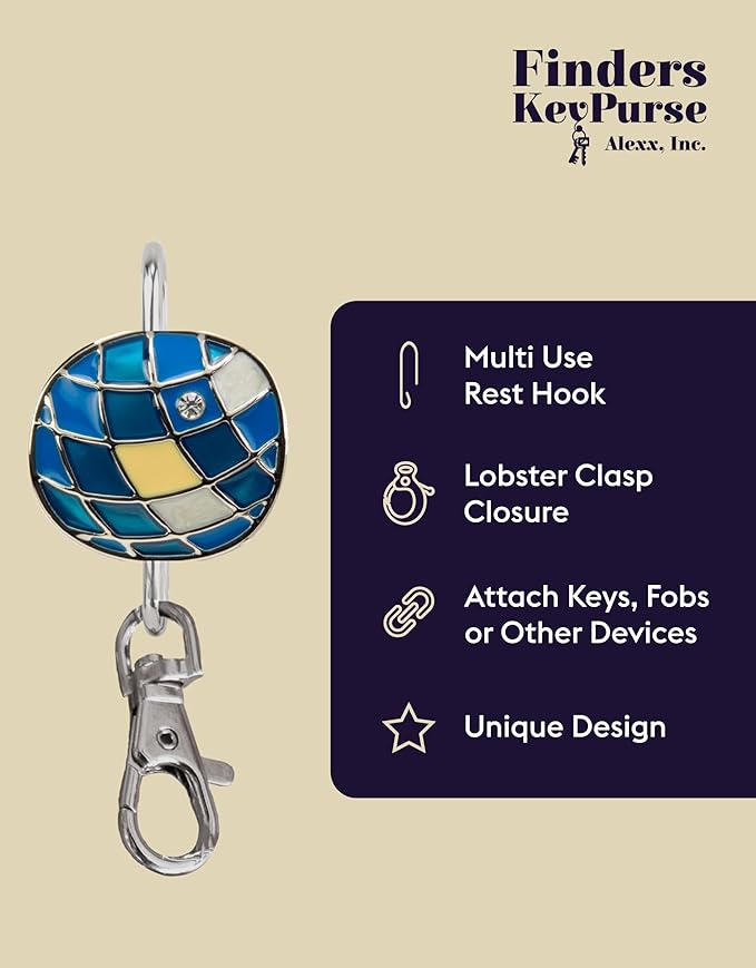 Women’s Bag Charm Key Finder, Car Keychain Hook, Cute Purse Organizer & Tote Bag Accessories, Gifts for Mom - Slim Pickings