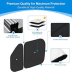 Front Windshield ＆ Side Window Sun Shade for 2014-2025 Dodge RAM ProMaster Full Size Cargo Van, Foldable Window Sunshade Sun Visor Protector, Window Shades Blocks UV Rays Heat, Pack of 5