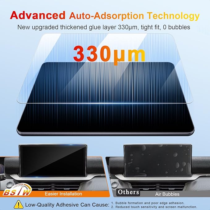 for 2023 Ford Escape Screen Protector for 2023-2025 Escape Platinum/ST-Line Elite/PHEV SYNC 4 13.2" Touchscreen for 2025 Esca