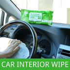 Air Jungles Car Interior Cleaning Wipes Set 210 Count, XL 8" x 10" Wipe for Car Leather Seat, Windshield Window Mirror Cleani