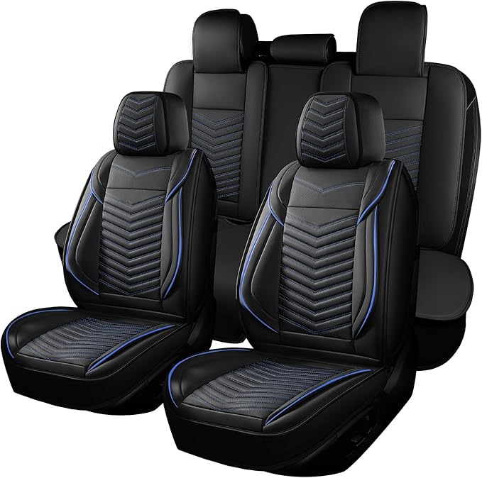Car Seat Covers, Breathable and Waterproof Faux Leather Automotive Seat Covers, Universal Anti-Slip Driver Seat Cover for Car