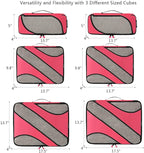 BAGAIL 6 Set Packing Cubes,Travel Luggage Packing Organizers