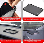 Erice Rubber Mat, Anti-Slide Sticky Dash Pad, Dash Board Cover Mat, Multipurpose Thickend Silicone, Removable, Traceless, Hea