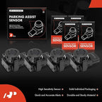 A-Premium 4-PC Reverse Backup Parking Assist Sensor Compatible with Select Honda Models - Odyssey 2011-2017, Pilot 2012-2015