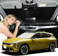 Windshield Sunshade for KIA K4 2025-2026 Sun Shade Car Windshield Accessories Upgrade 4 Layers Blocks UV Rays Custom Fit K4 240T Car Window Shades Front Windshield Keep Cool Foldable