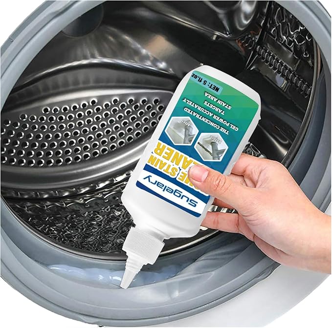Sugelary Mold Stain Cleaner, 5 fl oz Mold Stain Cleaner Gel for Washing Machine, Home Stain Cleaning Gel for Fridge, Tile, Gr