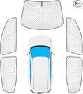 KMF 5pcs Sun Shades for 2025 2026 Chevy Equinox EV Accessories, Chevrolet Car Window Covers Sunshade for Windshield Side Rear, UV Block and Blackout Privacy for Car Camping Outdoor
