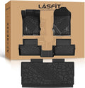 LASFIT Floor Mats Cargo Liner for Ford Bronco 2-Door 2026 2025 2024 2023 2022 2021(Not for Bronco Sport) All Weather Custom Fit TPE Car Mats, Front Rear Rows and Trunk Mat, 4pcs Black