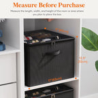 Lifewit Shoe Storage Organizer for Closet, Fabric Large Shoe Box Storage Containers with Clear Cover, Foldable Bins for Boots