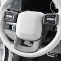 YOUTOOCAR Steering Wheel Cover Trim Compatible with Hyundai Santa Fe 2024-2026 Hyundai Palisade 2026 Hyundai IONIQ 9 Accessories (Wood Grain)