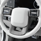 YOUTOOCAR Steering Wheel Cover Trim Compatible with Hyundai Santa Fe 2024-2026 Hyundai Palisade 2026 Hyundai IONIQ 9 Accessories (Wood Grain)