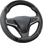 West Llama Customized Auto Car Steering Wheel Cover for Chevy Silverado,Tahoe,Equinox,Traverse,Trailblazer,Colorado(Diamond Q