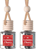 C&E Craft Co Hanging Car Air Freshener Diffuser 2 Pack, Long Lasting Fragrance Oil Car Freshener, Glass Bottle Auto Air Fresh