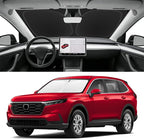 Custom Fit Windshield Sun Shade for CRV 2023-2026, Blocks UV & Heat, Front Window Sunshade Accessories, Easy Fold & Store Keep Your Car Cooler