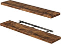 Fixwal Long Shelf for Wall, 47" Long Heavy Duty Wall Mounted Floating Shelves for Living Room, Bedroom, Bathroom and Kitchen,