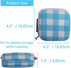 Travel Jewelry Case Small Jewelry Organizer Purse Jewelry Bag Women Christmas Gifts Jewelry Purse for Bracelet Rings Earring 