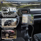 Tablet Holder for Car or Truck Seat Rail Mount Long 19.7" Gooseneck Arm Heavy Duty Car Floor Tablet Stand for iPad Pro 12.9 Air Mini, Samsung Galaxy Tab, iPhone, More 4-13" Phones & Tablets