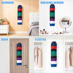 4 Pack Baseball Hat Rack for Wall & Closet, Vertical Hat Display Stand Storage Rack, No Drill Cap Rack for Dorm, Door& Entryw