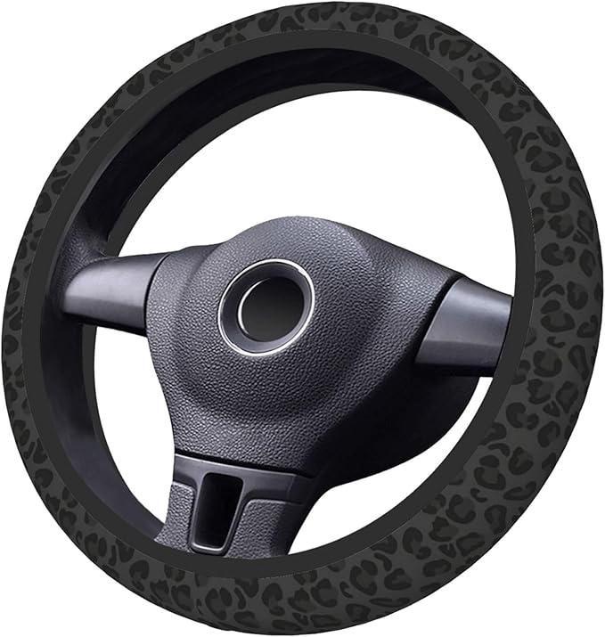 Steering Wheel Cover Universal Fit Car Interior Accessories for Women Men 15 Inch Breathable Anti Slip Odorless Neoprene Stee