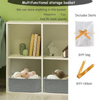 COMFY-HOMI 13" x 8.5" x 5.1"Storage Baskets for Organizing | Cotton Rope Woven Basket | Toy Storage Bin Box | Basket for Shel