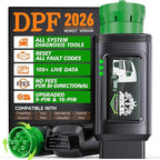 ANCEL HD100 Heavy Duty Truck Scanner with DPF Regen for Cummins & CAT Engines, Bluetooth Diesel Diagnostic Tool with