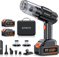 Car Vacuum Portable Cordless, 50000Pa High Power Rechargeable Dust Buster with 2 Batteries & Charger, 6-in-1 Handheld Vacuum 