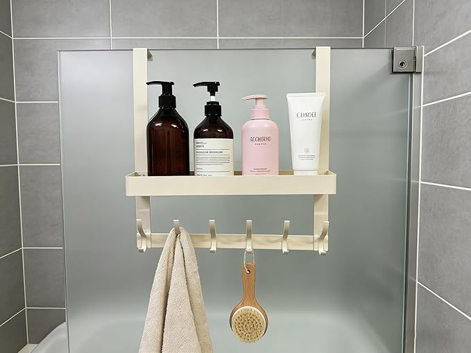 Over The Door Hooks Organizer，Door Hanger Hooks for Hanging，Over The Door Coat、Towel Rack，Back of Door Storage Organizer for 