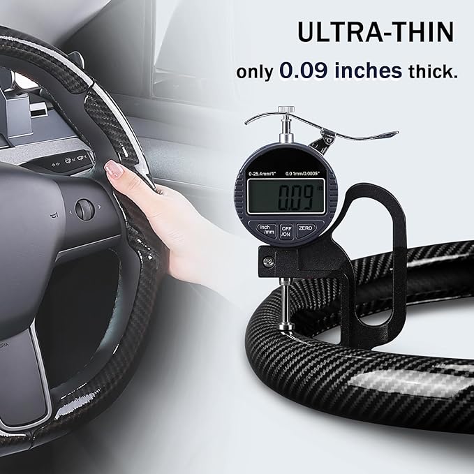 Steering Wheel Cover for Tesla Model 3(2017-2023) Model Y(2020-2024), Steering Wheel Accessories for Tesla Model 3/ Y
