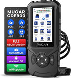 MUCAR CDE900 OBD2 Scanner, Check Engine System Car Code Reader, Automotive Diagnostic Scan Tool with 4 Inches Touchscreen,