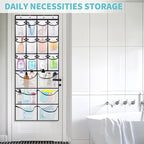 2 Packs Over the Door Shoe Organizer, 36 Large Mesh Pockets Hanging Shoe Boots Rack Holder, Closet Hanging Organizers for Sto