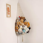Amdermi Stuffed Animal Storage Organizers Toy Hammock Corner Hanging Net Stuffy Animal Hammock Macrame Toy Display Plush Toy 