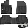 VIWIK Floor Mats Fit for Hyundai Tucson 2022 2023 2024 Hybrid NOT Plug-in, All Weather Custom Car Mats Full Set 1st & 2nd Row, TPE Floor Liners for Tucson Hybrid 2022 2023 2024 Odorless Non-Slip