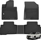 VIWIK Floor Mats Fit for Hyundai Tucson 2022 2023 2024 Hybrid NOT Plug-in, All Weather Custom Car Mats Full Set 1st & 2nd Row, TPE Floor Liners for Tucson Hybrid 2022 2023 2024 Odorless Non-Slip
