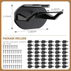 48 Pack Adhesive Hat Hooks for Wall, Super Strong Hat Rack for Baseball Caps, Hat Organizer Display for Home Decor, Hat Hange