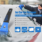 Frienda Ice Scraper for Car Windshield Plastic Snow Frost Ice Removal Tools for Cars Trucks Window