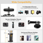 UTEBIT 66mm Magnetic Camera Mount 1/4 Thread, Gopro Magnet Car Screw Mount Set Black