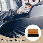 HARFINGTON 10pcs Car Vinyl Scraper 4inch Vinyl Squeegee Felt Edge Squeegee Tool for Car Window Tint Wallpaper Decal Sticker Installation Crafts Car Wrap Paste, Brown