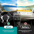 FIILINES Dash Cover Fit for Nissan Altima 2007-2012 Accessories Sunshade Non-Slip Mesh Dash Cover for Altima Accessories Dash