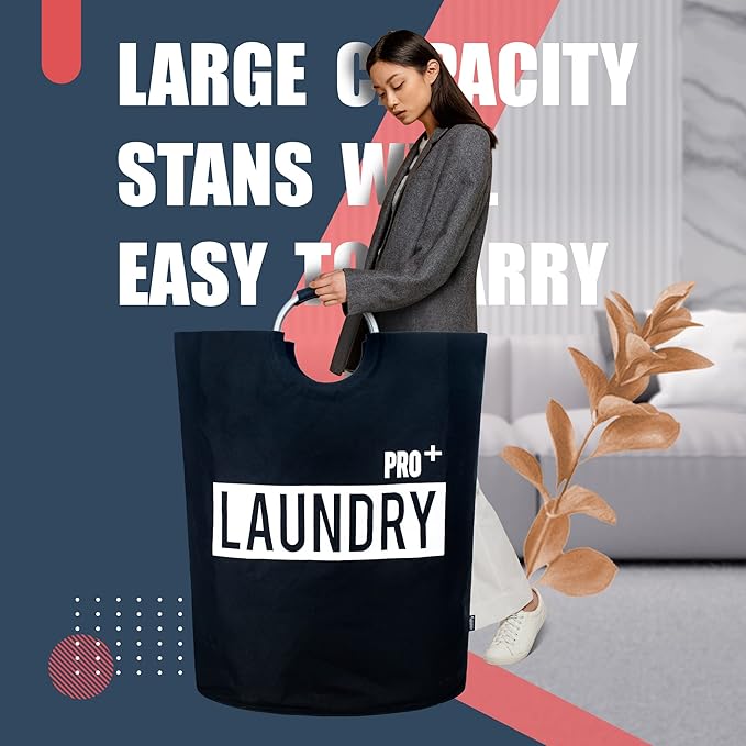 Caroeas Super Large 150L Laundry Basket Pro, Waterproof Laundry Hamper, Collapsible Laundry Basket Easy Storage, Clothes Hamp